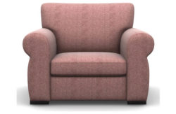 Heart of House Chloe Tweed Fabric Chair - Pink